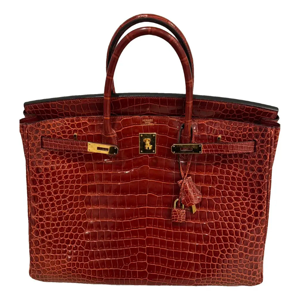 Hermès Birkin 40 Cuir Alligator Rouge
