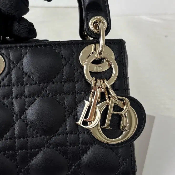 Sac à mains en cuir Dior