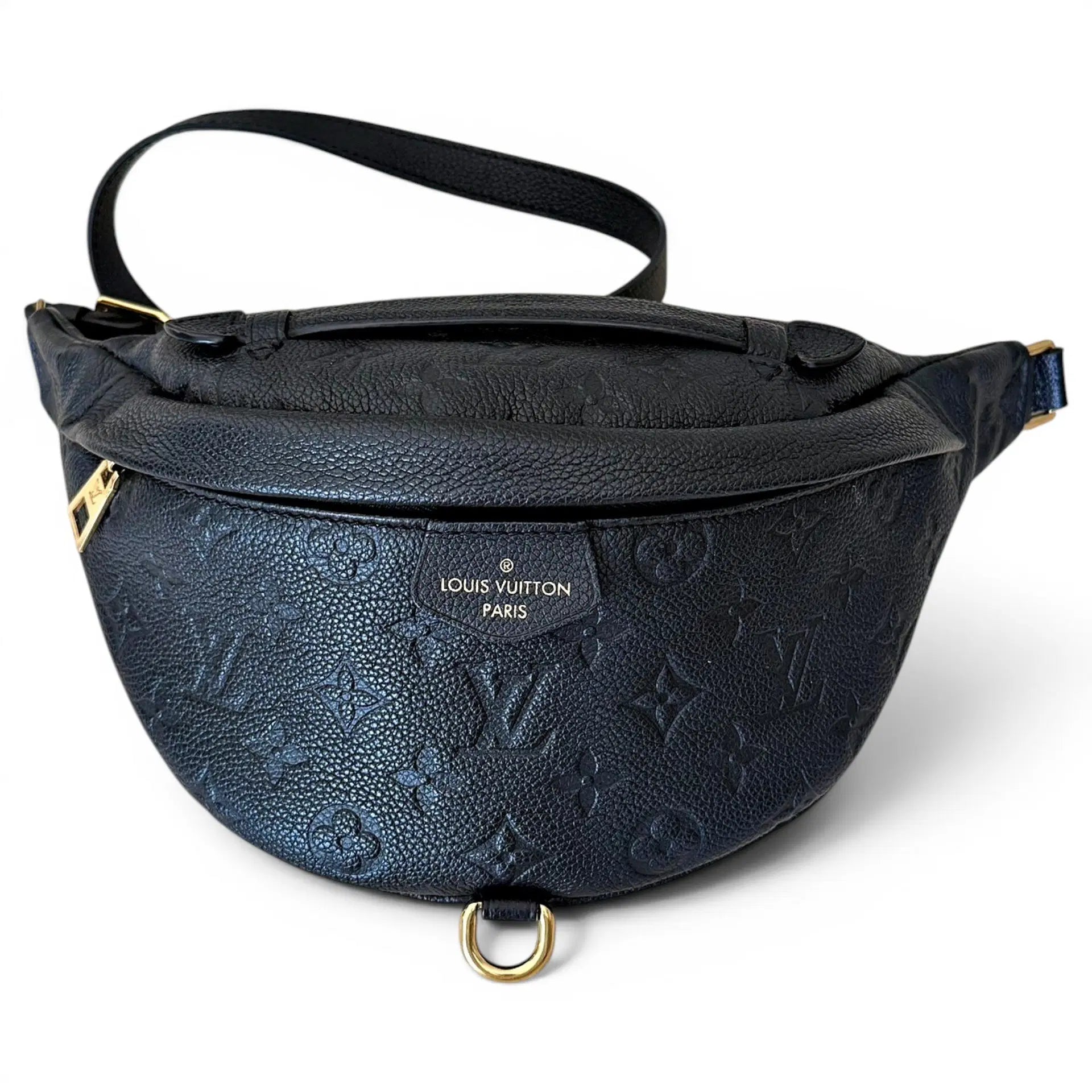 Louis Vuitton Sac à Ceinture en Cuir Noir